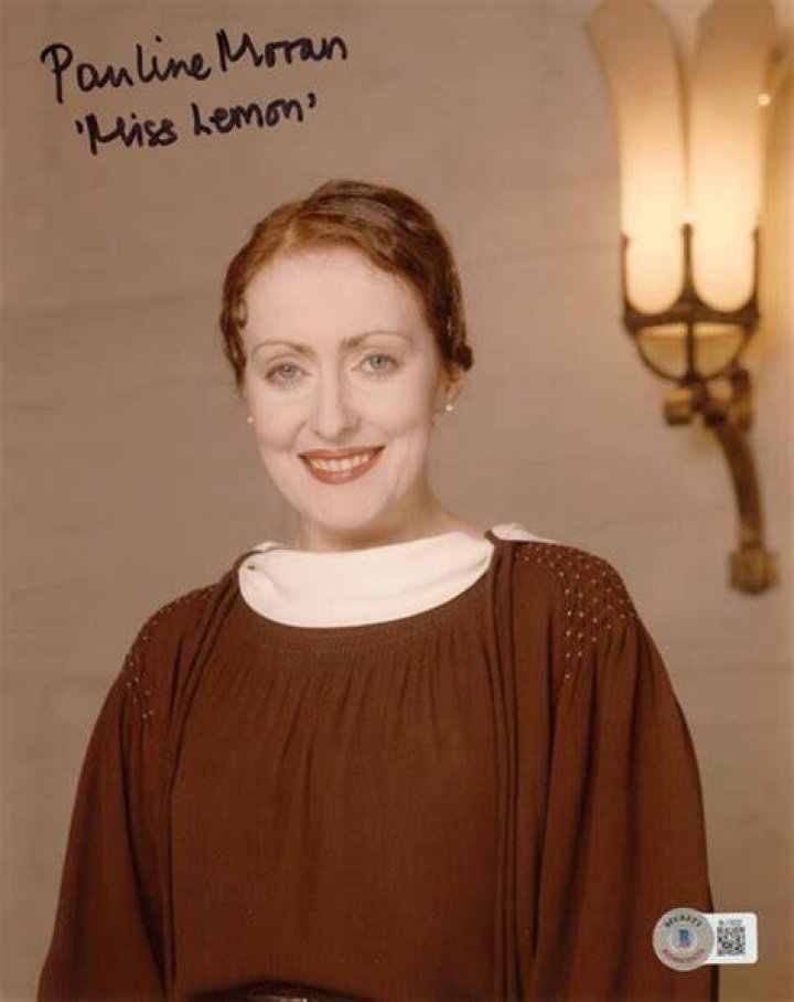PAULINE MORAN aka Miss Lemon Celebrities female, Agatha christie, Poirot