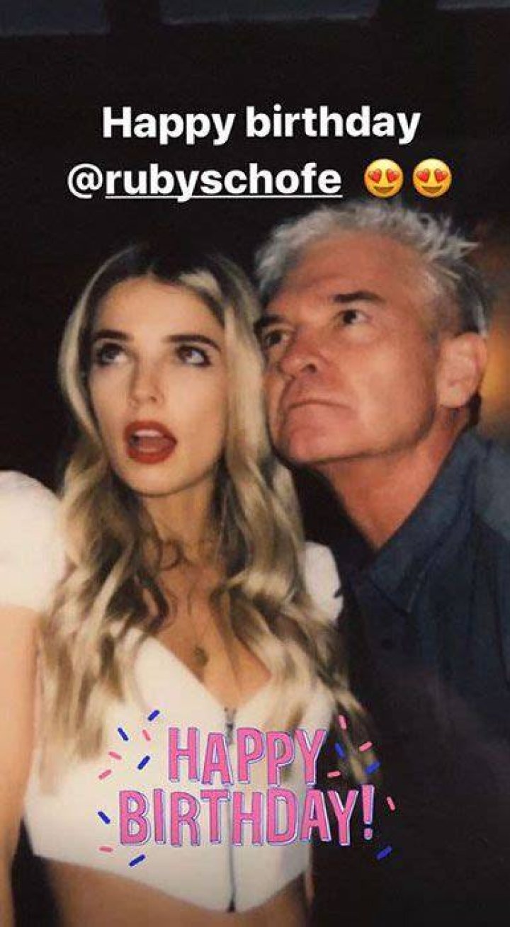 phillip schofield ruby birthday
