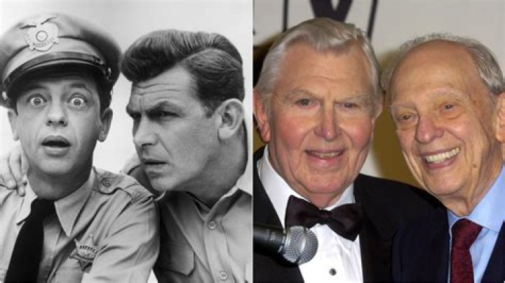 Photo of Andy Griffith for the movie "Winter Kill" [left], Aneta Corsaut and Andy Griffith on November 16, 1964 [center], Andy Griffith and Barbara Edwards circa 1965 [right] | Source: Getty Images