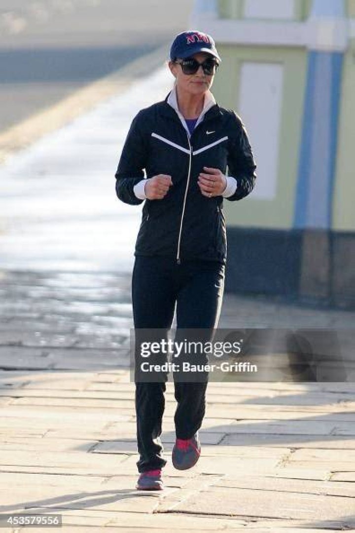 Pippa Middleton is seen jogging in London