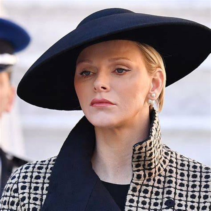 Princess Charlene is a vision in form-fitting coat for family outing with Prince Albert