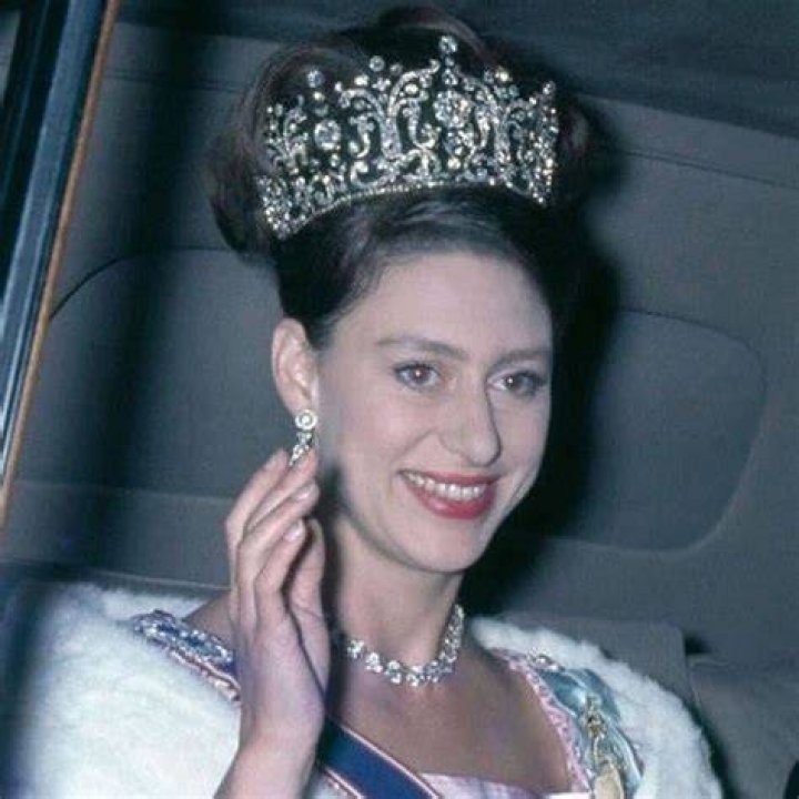 Princess Margaret wearing the Poltimore tiara on her wedding day to Antony Armstrong-Jones in 1960