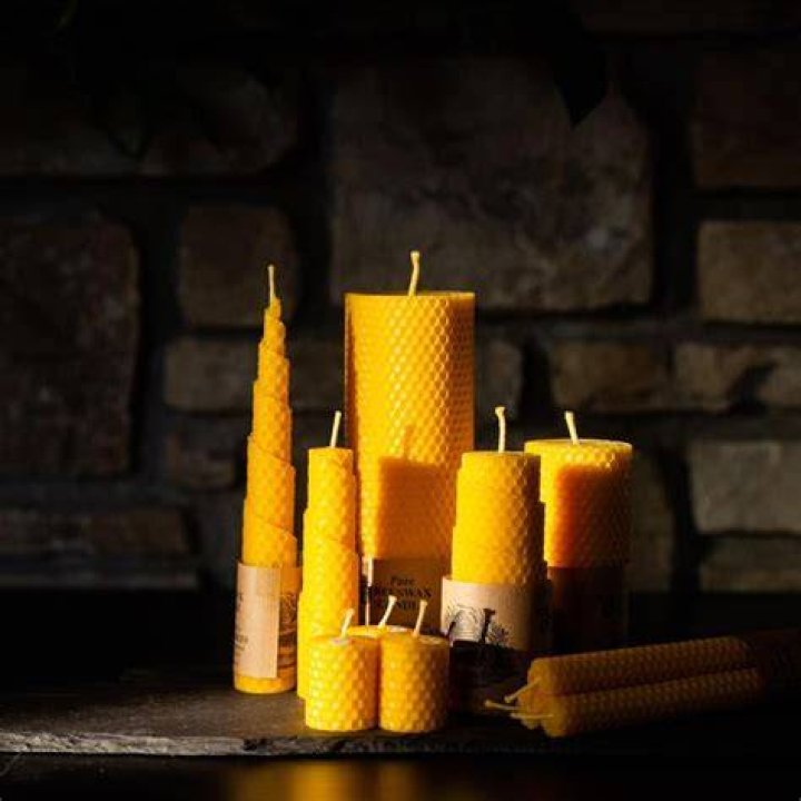 rainbow candles