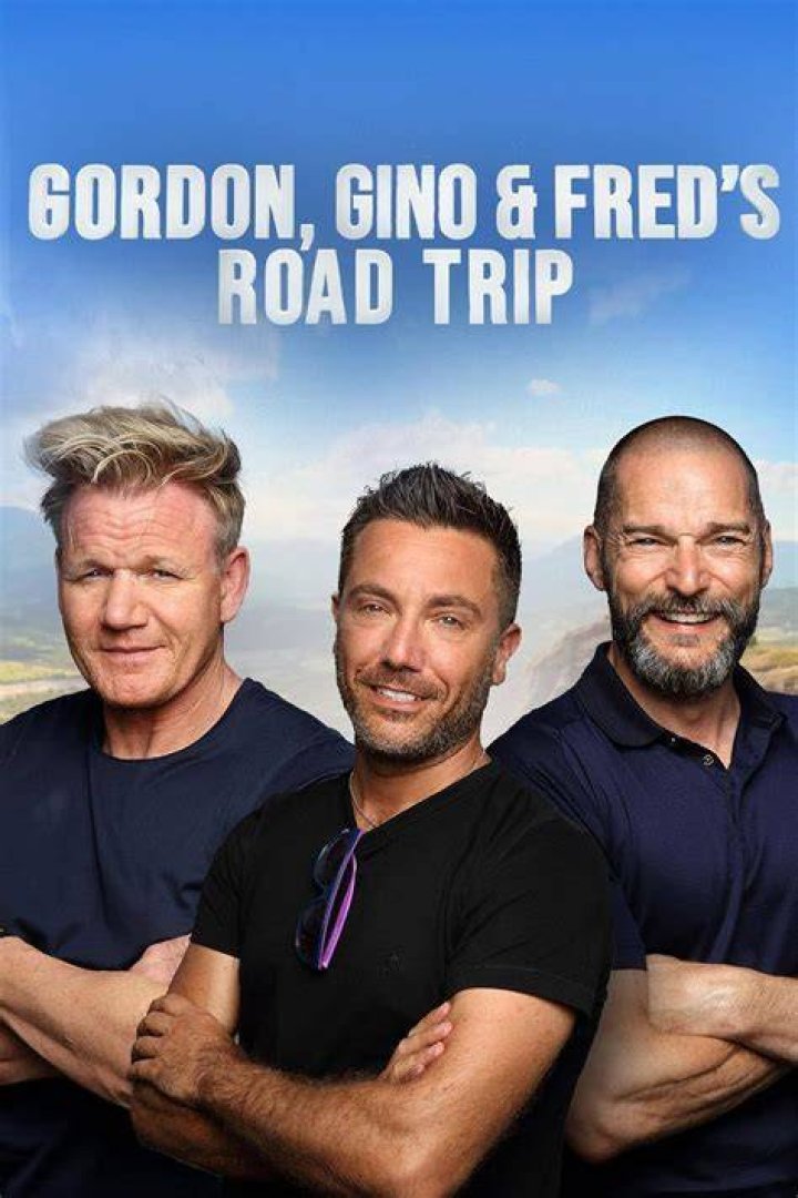Rest:&nbsp;Gordon Ramsay, Gino D'Acampo and Fred Sirieix chilled out by their campervan as they continued filming scenes for their new show in in Kalambaka, Greece on Saturday