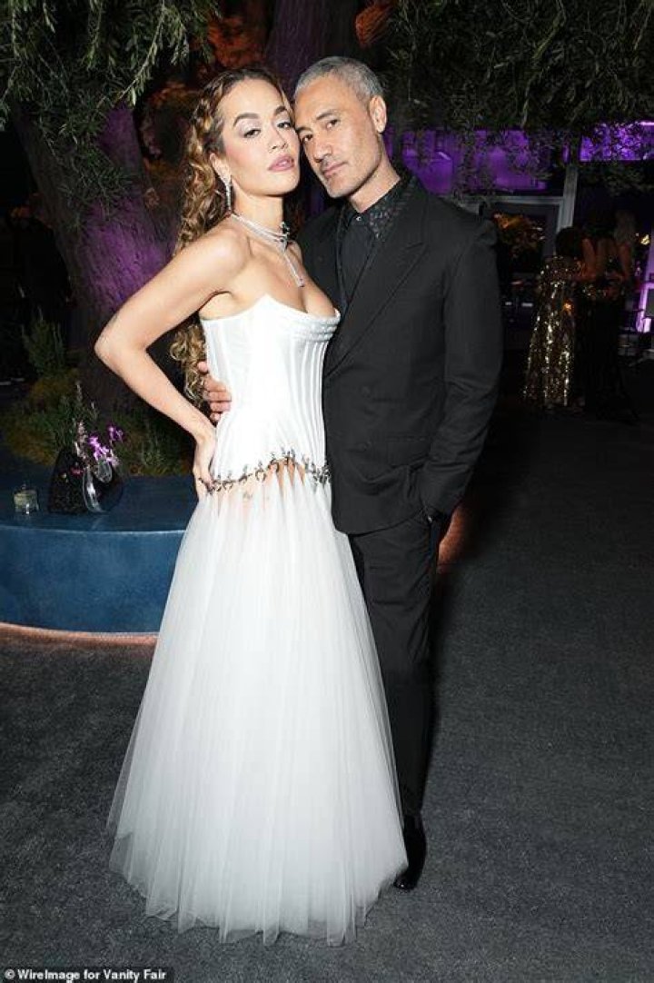 Rita Ora in wedding attire