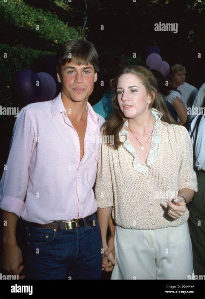 Rob Lowe and Melissa Gilbert at "The Hotel New Hampshire" West Hollywood Premiere on March 1, 1984 at the DGA Theatre | Photo: Getty Images