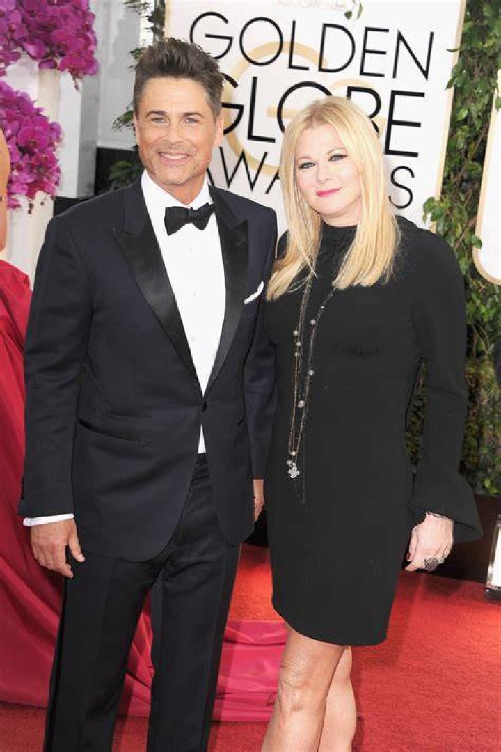 Rob Lowe with his wife Sheryl Berkoff and their sons John and Matthew