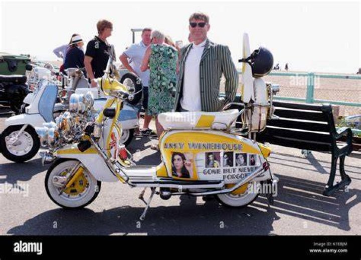 Scooter was joined by his three kids, which he shares with Yael