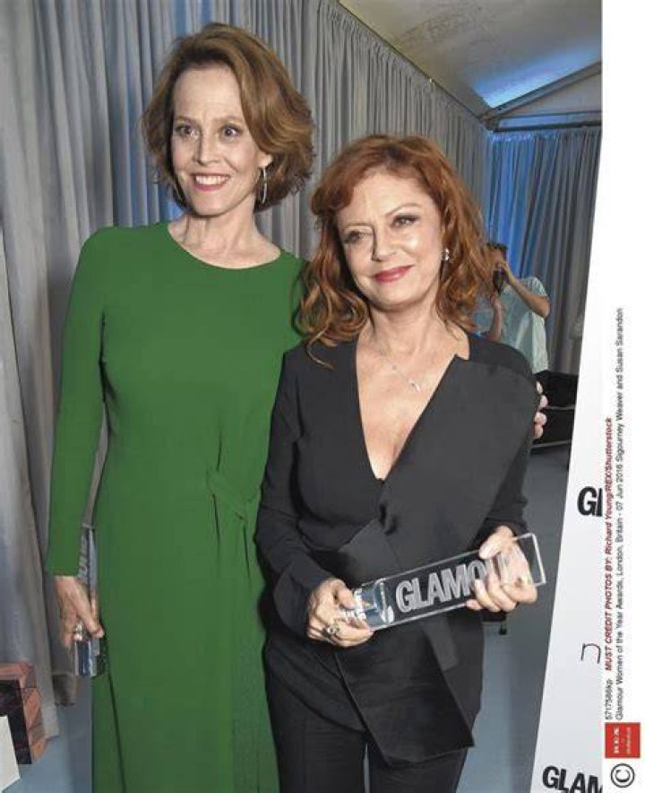 Sigourney Weaver and Susan Sarandon on June 7, 2016 in London, United Kingdom. | Photo: Getty Images