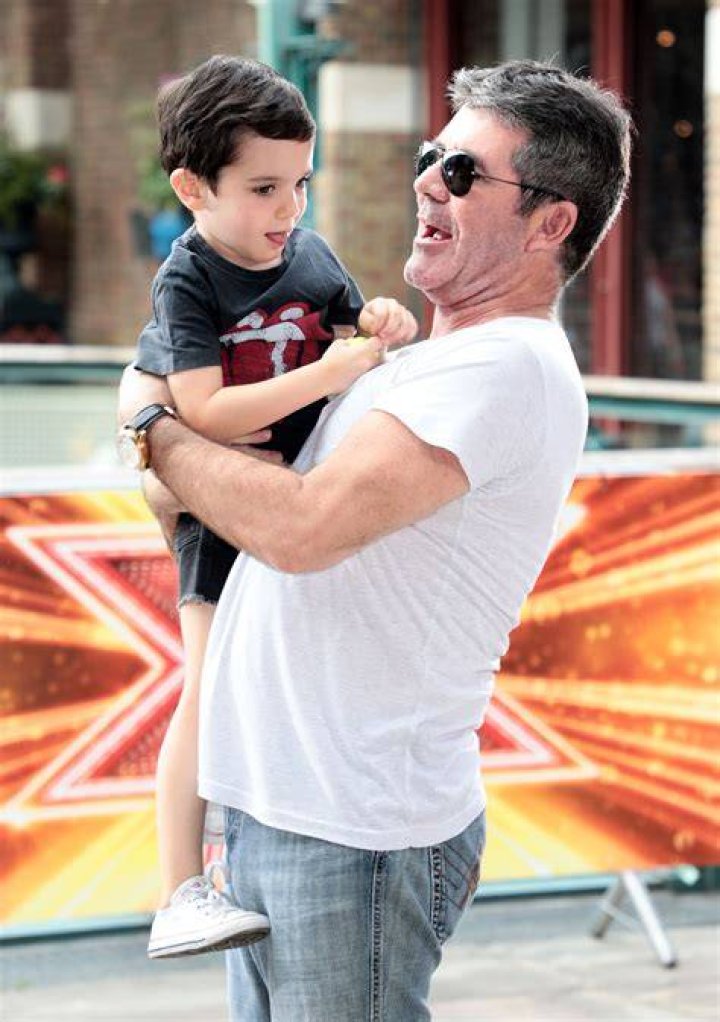 Simon Cowell and His Son Eric Simon Cowell's Hollywood Star Ceremony August 2018 POPSUGAR