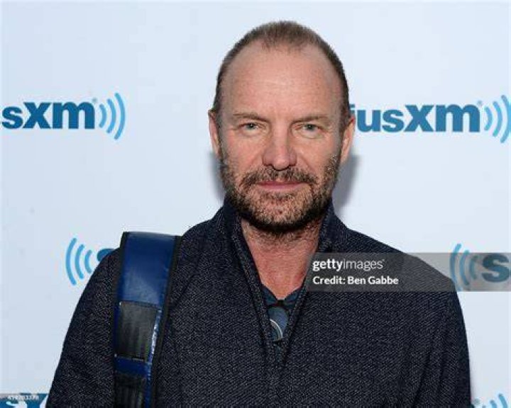 Sting visits SiriusXM Studios on April 29, 2019. | Source: Getty Images