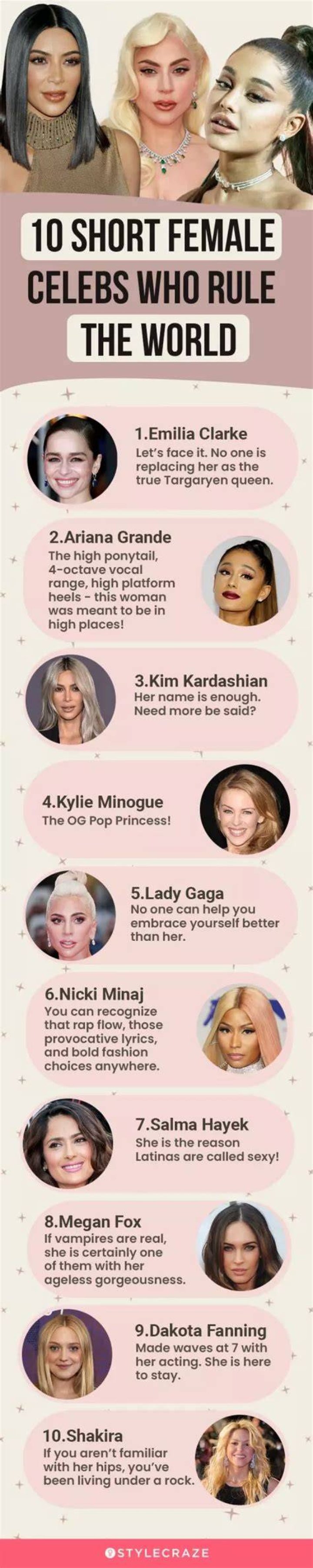 Super Short Female Celebs We Can't Stop Looking At TheRichest