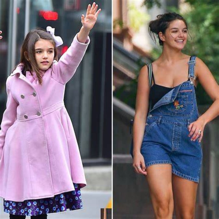Suri Cruise, 17, pictured with beautiful long hair as she heads off for last vacation with mom Katie Holmes before her 18th birthday