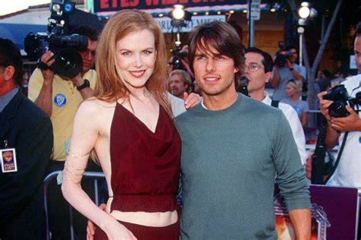 Tom Cruise and Nicole Kidman in Los Angeles in 1990 