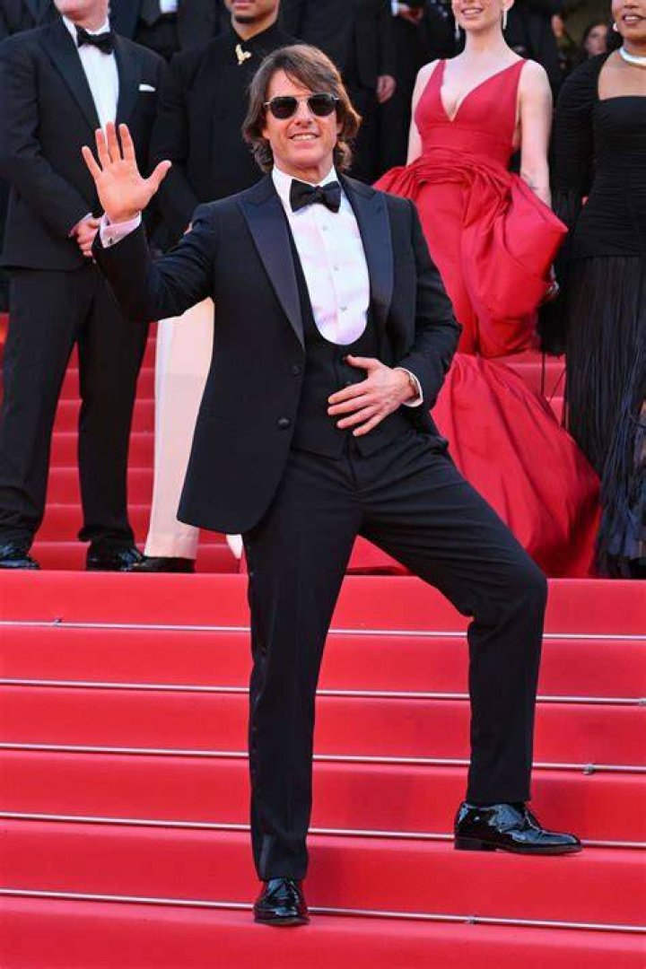 Tom Cruise attended the "Top Gun: Maverick" Royal Film Performance at Leicester Square on May 19, 2022, in London, England. | Source: Getty Images