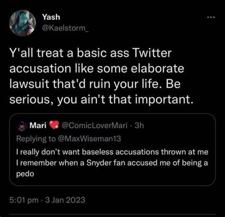 Twitter Reaction on accusation of Spookypooky8