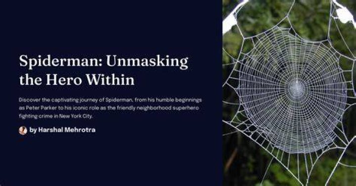 Unmasking Spiderman Erome The Journey Of A WebSlinger