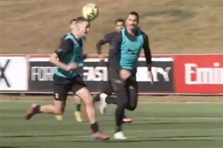 Zlatan Ibrahimovic, 41, trains with son, 16, and proves 'football runs in their blood' Daily Star
